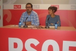 Rueda de prensa ofrecida esta mañana por Ángel Hernández e Inés Andrés